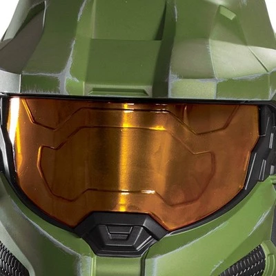 Disguise Adult HALO Infinite Master Chief Halloween Costume Helmet 3 Disguise Adult HALO Infinite Master Chief Halloween Costume Helmet - Image 2