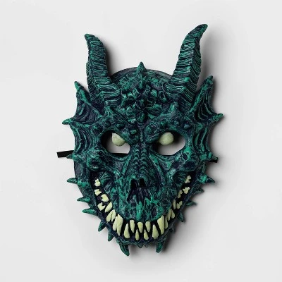 Hyde & EEK! Boutique Adult Glow in the Dark Dragon Halloween Costume Mask - Hyde & EEK! Boutique™ 5 Hyde & EEK! Boutique Adult Glow in the Dark Dragon Halloween Costume Mask - Hyde & EEK! Boutique™ - Image 3