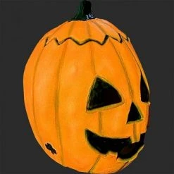 Trick Or Treat Studios Halloween III Season Of The Witch Adult Pumpkin Mask With Glow Paint