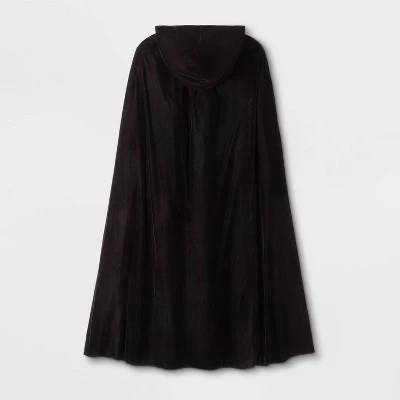 Hyde & EEK! Boutique Adult Velvet Black Halloween Costume Cape - Hyde & EEK! Boutique™ 3 Hyde & EEK! Boutique Adult Velvet Black Halloween Costume Cape - Hyde & EEK! Boutique™ - Image 2