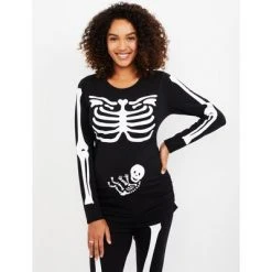 Motherhood Maternity Skeleton Maternity Pajama Set