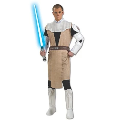 Star Wars Star Wars Clone Wars Deluxe Obi-Wan Kenobi Adult Costume 5 Star Wars Star Wars Clone Wars Deluxe Obi-Wan Kenobi Adult Costume - Image 3