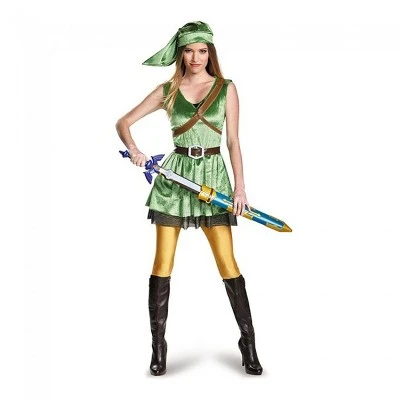 Disguise Legend of Zelda Link Women's Costume Adult 4 Disguise Legend of Zelda Link Women's Costume Adult - Image 2