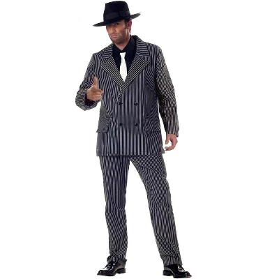 California Costumes Pinstriped Suit Adult Costume 4 California Costumes Pinstriped Suit Adult Costume - Image 2