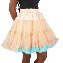Sparkle and Bash Petticoat Under Skirt Fluff for Women, Tutu for Ballet Dance, Adjustable Elastic Waist Size 22-36 in, Rainbow 11 Sparkle and Bash Petticoat Under Skirt Fluff for Women, Tutu for Ballet Dance, Adjustable Elastic Waist Size 22-36 in, Rainbow -Adult Halloween Costumes Shop unnamed file 73