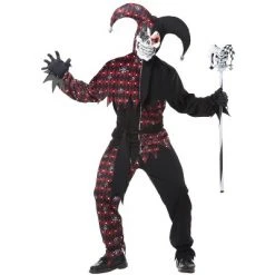 California Costumes Sinister Jester Adult Costume