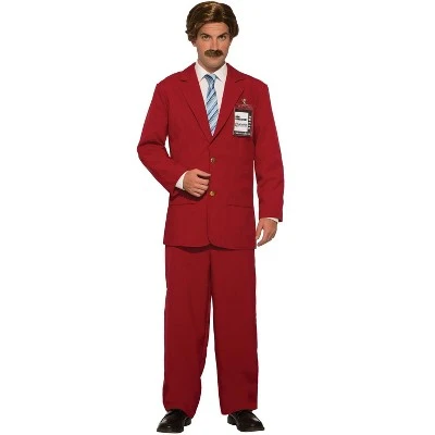 Anchorman Ron Burgundy Suit Adult Costume 4 Anchorman Ron Burgundy Suit Adult Costume - Image 2