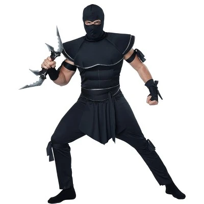 California Costumes Stealth Ninja Adult Costume 4 California Costumes Stealth Ninja Adult Costume - Image 2