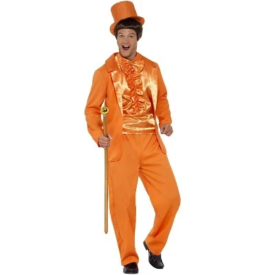 Smiffy's Smiffy 90's Orange Tuxedo Adult Costume 5 Smiffy's Smiffy 90's Orange Tuxedo Adult Costume - Image 3