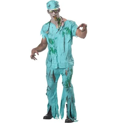 California Costumes Doctor Scrubs Adult Costume 3 California Costumes Doctor Scrubs Adult Costume