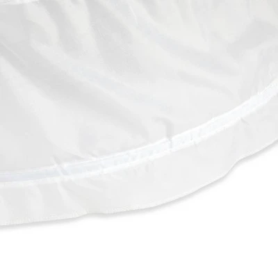 Sparkle and Bash 36" Floor Length Petticoat for Women, White 4-Hoop A-Line Wedding Dress Underskirt, Adjustable, 22-40 in Waist 8 Sparkle and Bash 36" Floor Length Petticoat for Women, White 4-Hoop A-Line Wedding Dress Underskirt, Adjustable, 22-40 in Waist - Image 6