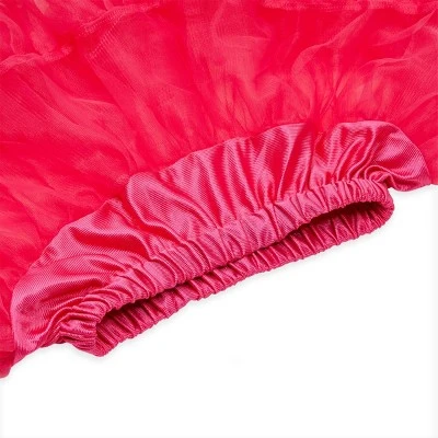 Zodaca Hot Pink Tutu Dress for Kids Halloween Costume, Girls Cute Short Petticoat Skirt, Size Large 4 Zodaca Hot Pink Tutu Dress for Kids Halloween Costume, Girls Cute Short Petticoat Skirt, Size Large - Image 2