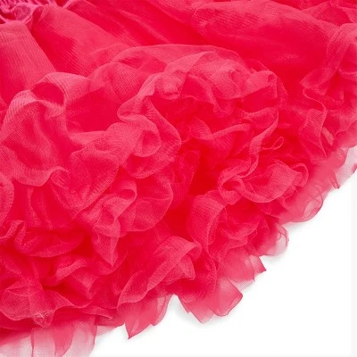 Zodaca Hot Pink Tutu Dress for Kids Halloween Costume, Girls Cute Short Petticoat Skirt, Size Large 7 Zodaca Hot Pink Tutu Dress for Kids Halloween Costume, Girls Cute Short Petticoat Skirt, Size Large - Image 5
